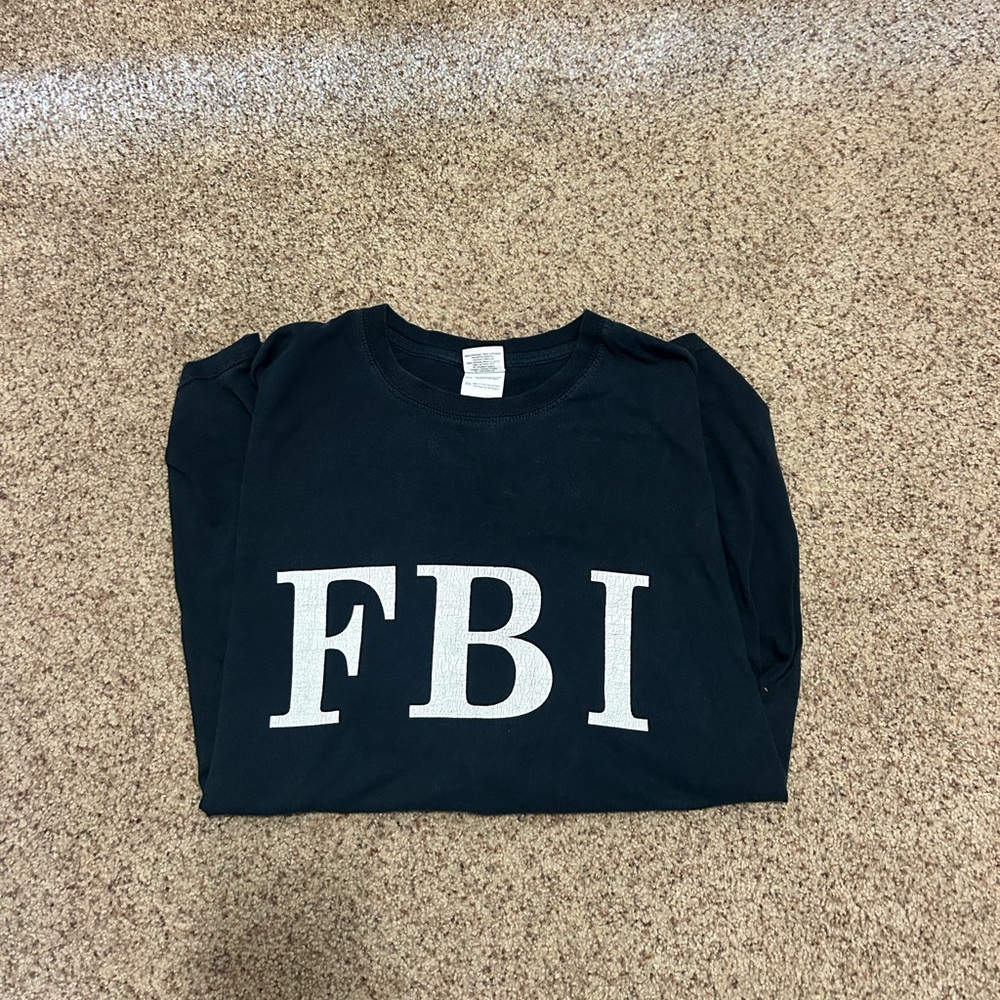 Black FBI Shirt